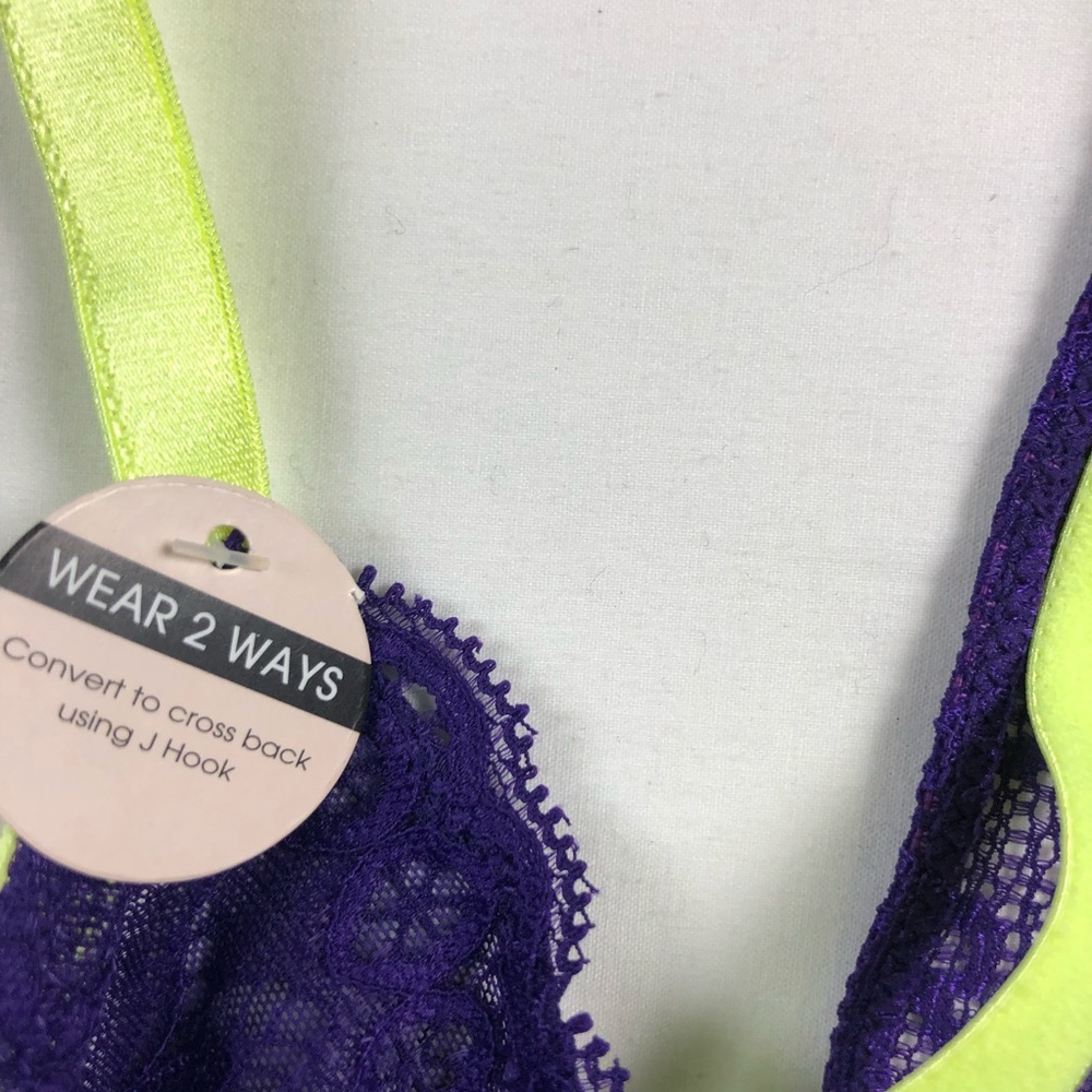 Candie’s | Purple and Green Bralette - Picture 3 of 7